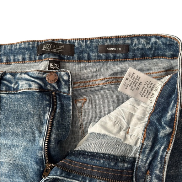 Judy Blue Skinny Jeans Size 15/32 High Stretch Medium Wash Vintage Style - Picture 3 of 10